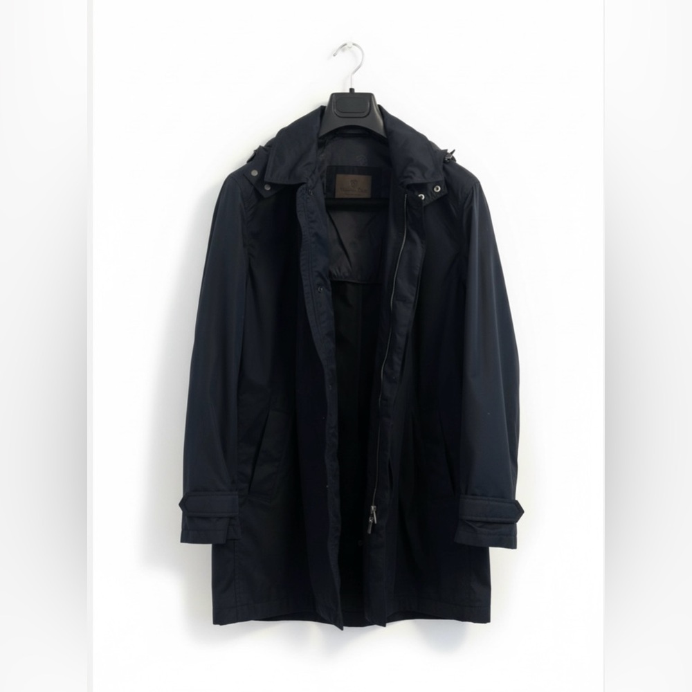 Massimo Dutti Men's limited  Navy Trench Coat